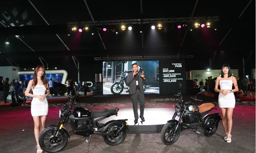 Overseas New Car Launch – Tromox Partners with Malaysian Dealers to Unveil the All-New M05 Model, Leading the Trend of Electric Motorcycles
