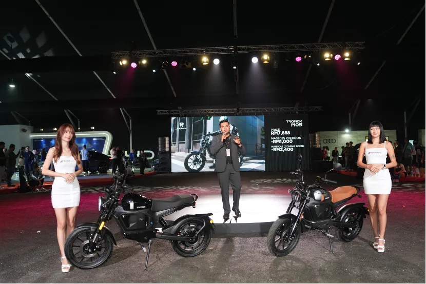 Overseas New Car Launch – Tromox Partners with Malaysian Dealers to Unveil the All-New M05 Model, Leading the Trend of Electric Motorcycles